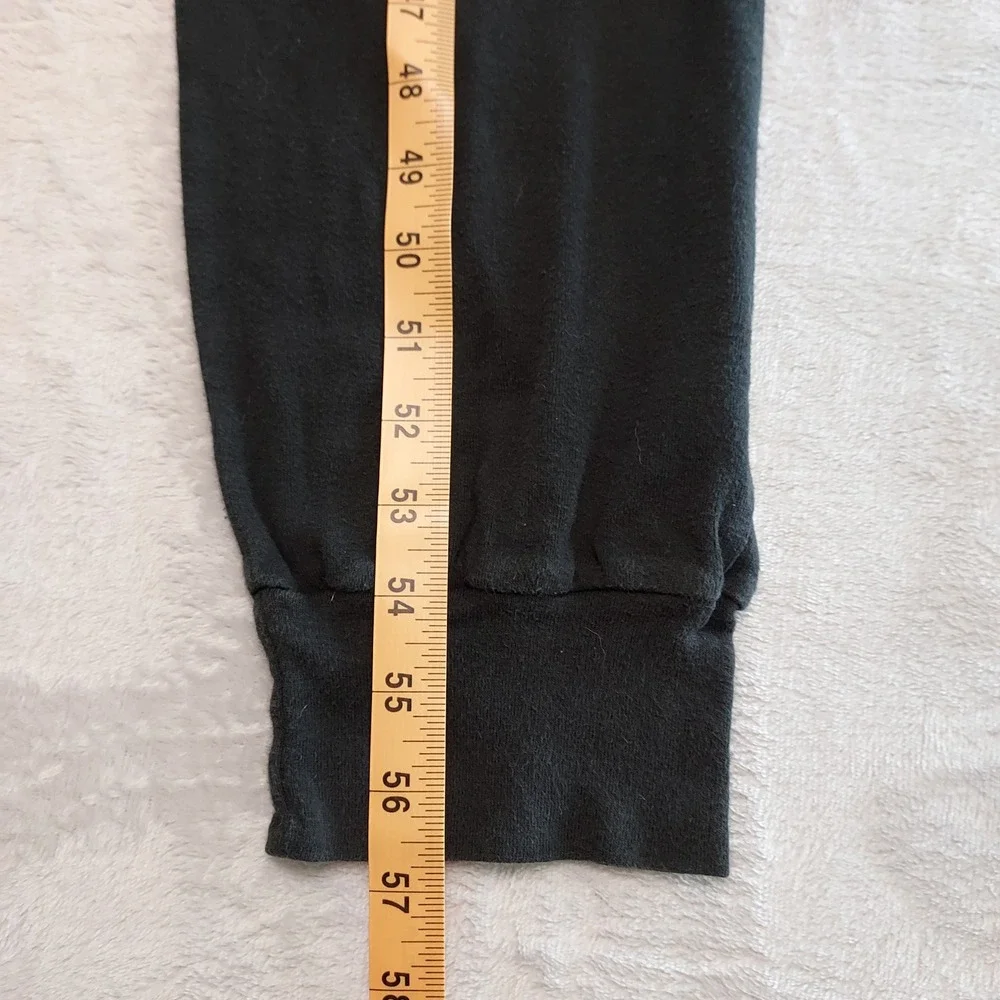 Victoria's Secret Underware Black One Piece Union Suit Button Front Vintage L